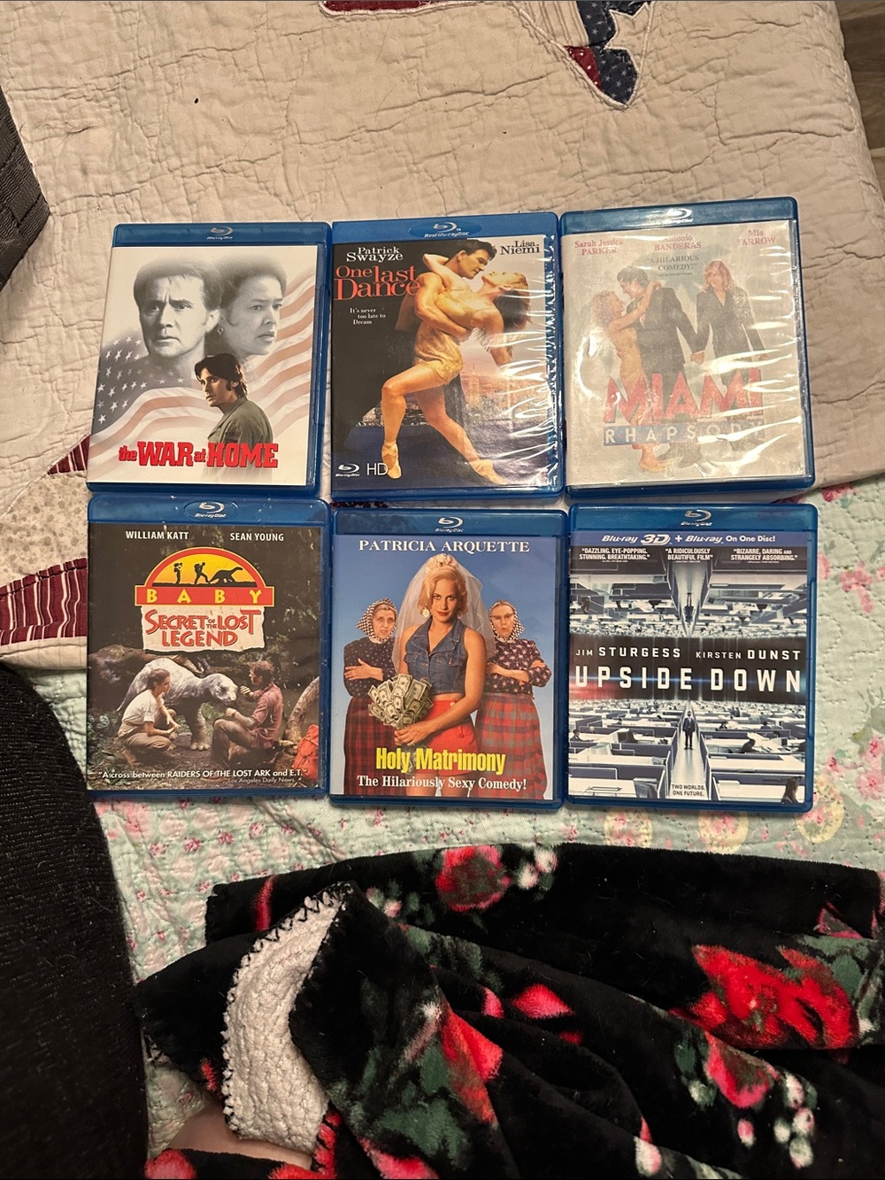 Lot of 7 Blu-ray Movies - Mixed Titles (Blue Cases)